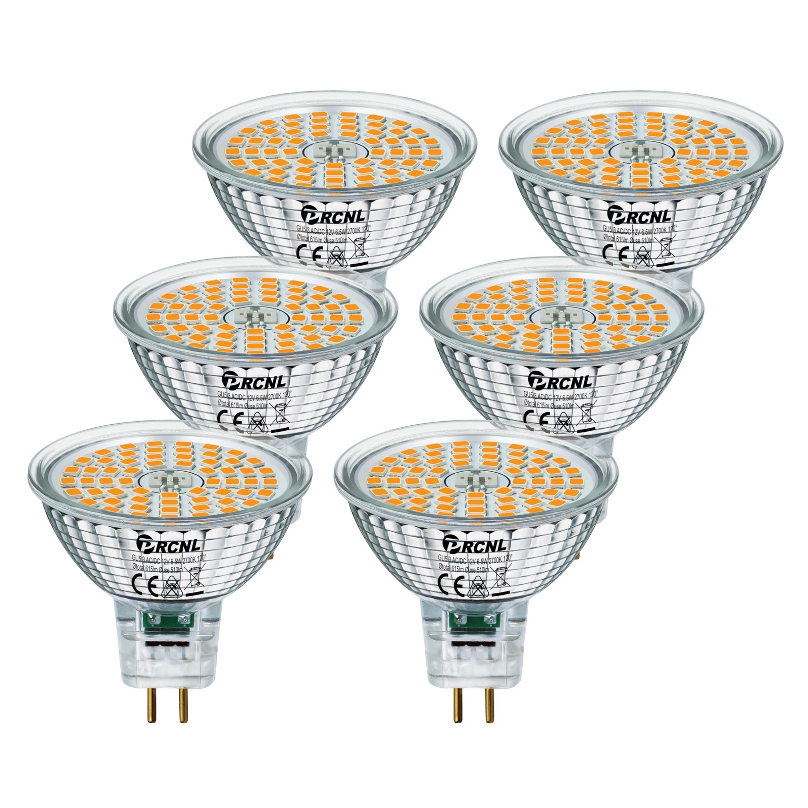 Ampoules LED GU5.3 MR16 blanc chaud 2700K pour l'ambiance chaleureuse du salon