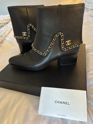 CHANEL Logo Boots for Women for sale | eBay
