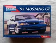 Monogram ‘95 Mustang GT Model Kit 1:25 Scale NIOB Factory Sealed Parts