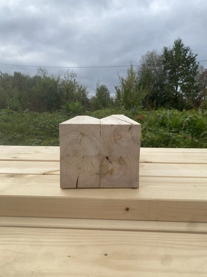 Backenzahn Hocker Altholz Fichte Beistelltisch Backenzahnhocker Holz Zahn - Bild 3 von 3