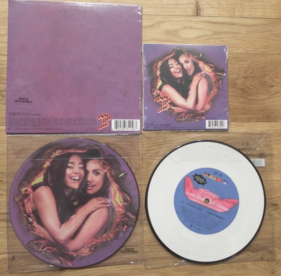 Lady Gaga 7” Vinyl CD Bundle Rain On Me Arianna Grande Stupid Love NEW SEALED - Image 4 of 4