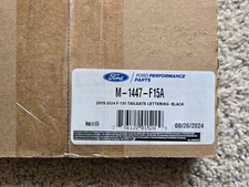 New 2015-2025 F150 Ford Performance Parts M-1447-F15A. Black F150 Tailgate Decal