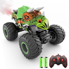 Monster Truck Toys,1:16 Remote Control Car with Light  Music,Dinosaur Toys Gift