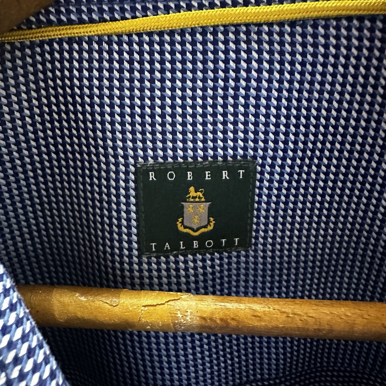 Robert Talbott Blue Geometric Button DownLong Sle… - image 3