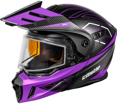 Castle X CX950 V2 Fierce Modular Snow Helmet w/Dual Pane Shield Black/Grape