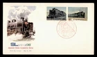 DR WHO 1975 JAPAN FDC STEAM LOCOMOTIVES KYOTO w35751