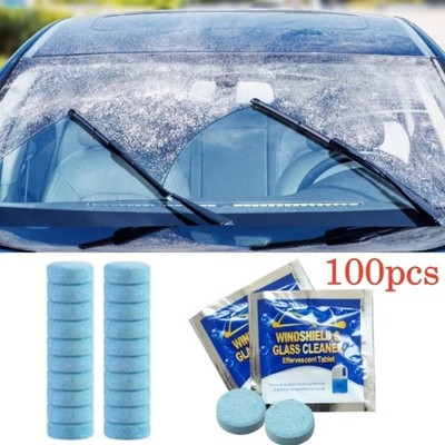 Car Wiper Fluid Tablets Ultra Concentrated Windshield Glass Cleaner Antifreeze