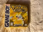 Pokemon Pikachu Yellow Special Edition Nintendo Game Boy~ Cart + All  Inserts