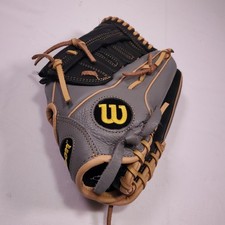 Wilson A500 Baseball Glove 12.5" A05RB21125 Grey Black Left Hand RH Throw