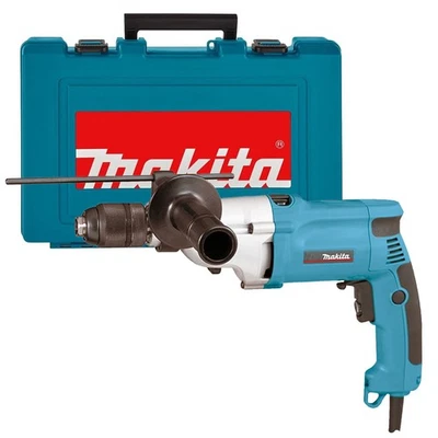 Makita HP2051/2 2 Speed 13mm Percussion Drill with Carry Case 240V/720W