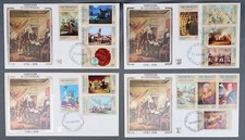 MayfairStamps Nicaragua FDC 1975 American Bi-Centennial 4 Z Silk First Day Cover