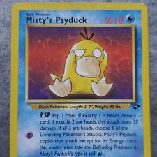 Nintendo Pokémon TCG Gym Challenge Misty's Psyduck 90/132 Regular Common 60 HP on eBay