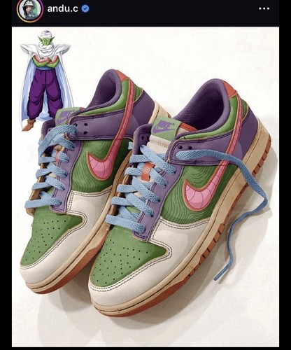 Nike Dunk Low Dragonball Piccolo Custom