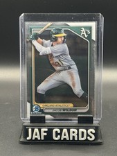 2024 Bowman Chrome Prospects Jacob Wilson RC Oakland Athletics 