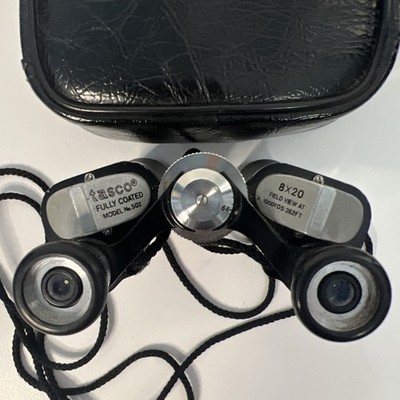 中古 infinisys TALK NOW ハジメテノ カンコクゴ 039529 Vintage Tasco Binoculars Fully Coated 8 x 20 Model 502 With Case