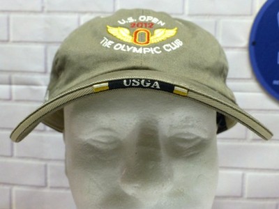 U.S. Open 2012 The Olympic Club Khaki Baseball Cap Adjustable Strap USGA Logo