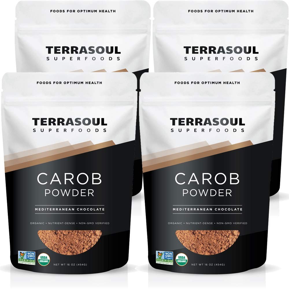 Organic Carob Powder 4-Pack (4 Lbs) – High-Fiber Cocoa Substitute