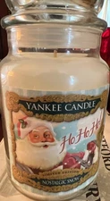 Yanke Candle Limited Edition Nostalgic Snow 22 Ounce Jar Candle