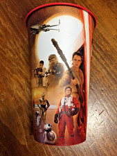 Disney Star Wars THE FORCE AWAKENS Plastic Red Drinking Cup NEW BPA Free