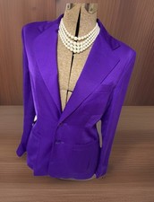 NEW $498 Ralph Lauren Blazer Size 6 RL Blue Label Silk Regular Length Pockets EX