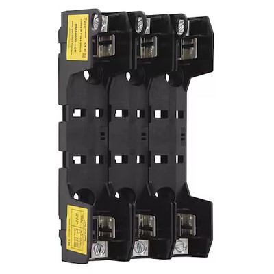 Eaton Bussmann Rm60030-3Cr Open Fuse Block, 0 To 30A Amp Range, 600V Ac/Dc Volt