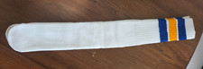 Vintage white athletic tube socks, 22" long