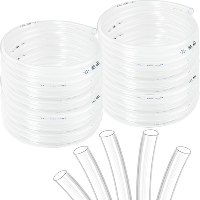 #ad Clear Vinyl Tubing Clear Tubing Clear Hose PVC Tubing 3 8quot; ID X 1 2” OD X 5 Fee $10.41