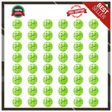 48 Pack Premium 40-Holes Outdoor Pickleball Balls Meet USAPA Official Perfectly