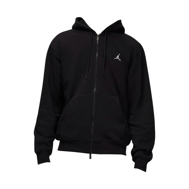 Jordan Brooklyn Fleece Full Zip Hoodie Black White