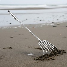 Long Handle Stainless Steel Rake Rust Resista...
