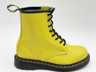 NEW Dr. Martens 1460 Smooth Men's SZ 6  Lace Up Boots  SZ 7 WOMEN'S  Green NEON
