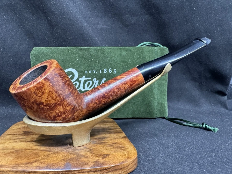 Pipa de tabaco Irish Estates Peterson WICKLOW de billar recto liso (106) labios en P Foto 2 de 4