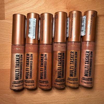 6x Rimmel Multi-Tasker Liquid Highlighter und Bronzer