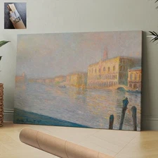 Claude Monet Italy Venice Ducal Impressionism Landscape CANVAS WALL ART 30x20 in