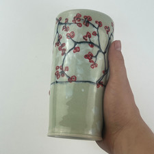 Natalie Reed Studio Pottery Tumbler Cup Artis...