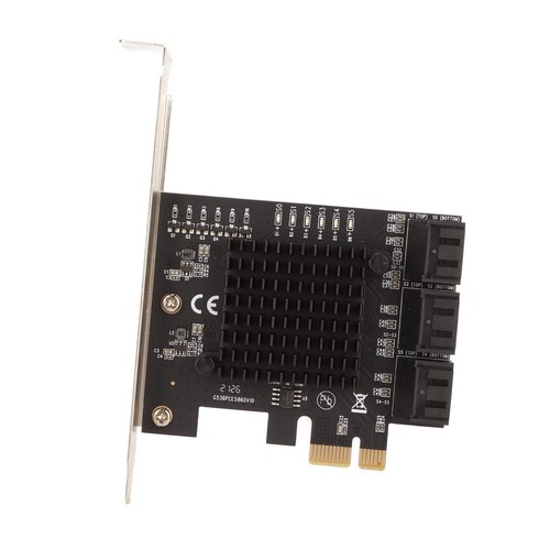 PCIE 3.0 To 6 Ports Expansion Card 6Gbps PCI Express X4 X8 X16 Plug And CB - Bild 10 von 22