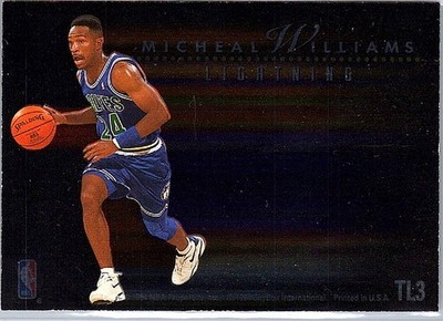 1993-94 SkyBox Premium #TL3 Isaiah Rider  Micheal Williams Thunder & Lightning