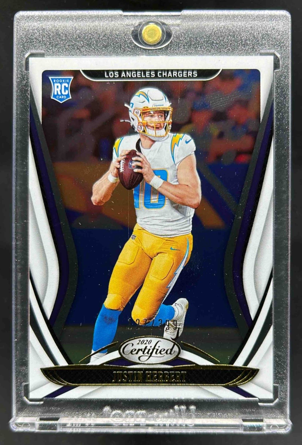 2020 Panini Certified Justin Herbert RC Rookie #127/399 Chargers