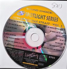 SC8703 GEORGE STRAIT   SOUND CHOICE KARAOKE CDG LOT LONG DRIVE