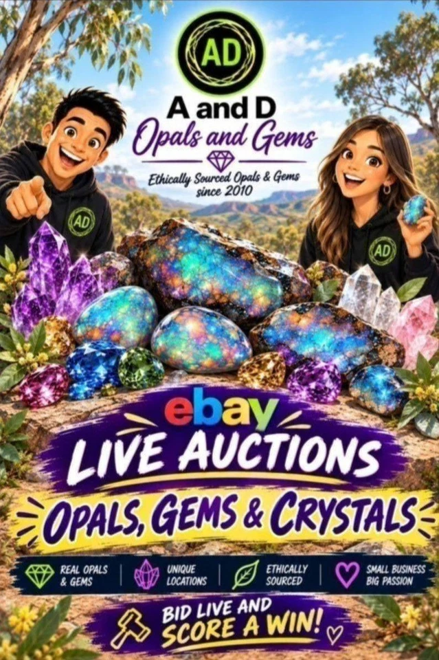 Opal & Gem Auctions 💎 Rough & Polished Opals 🔥 Penny Drops ...  And More!