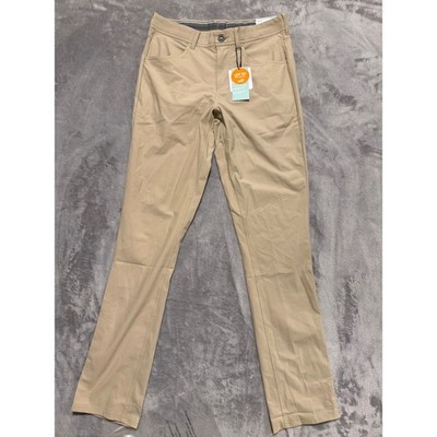 Puma 101 5 Pocket Pant Mens 28/32 Khaki Tan UPF 50+ Golf Chino 531103 09
