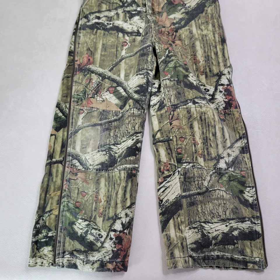 Cabelas Coveralls Kids Youth Medium Brown Camo Break Up Infinity Zip Insulated - Image 2 of 4