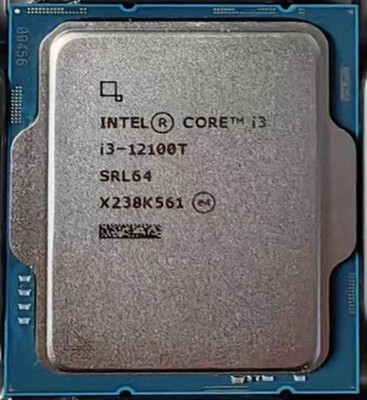 12th Gen Intel Core i3-12100T LGA 1700 CPU Processor 12MB 35W Quad-Core 2.2 GHz