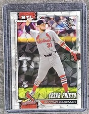2026 Topps Series 1 Cesar Prieto Silver Diamante Foil RC #95 - Cardinals