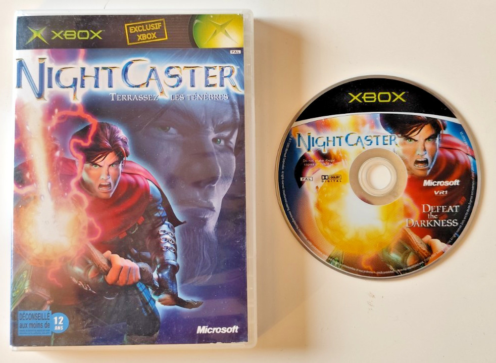 NIGHTCASTER : JEU Microsoft XBOX Night Caster vendu sans notice, sans boîtier