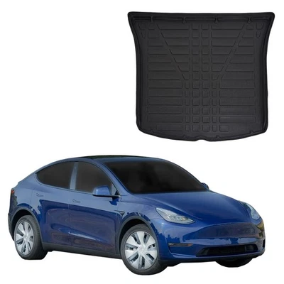 Tapis De Coffre Sur Mesure Pour Tesla Model Y Depuis 2020 - Photo 1/4