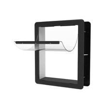8.9In. X 11.4 In. Essential Medium Pet Door for Screens, Doors Walls, for Dogs