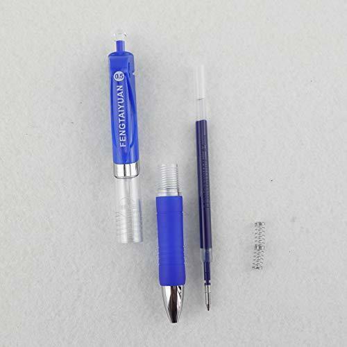 Blue Ink 18 Pack Fengtaiyuan ADBP18 Blue-0.5mm Writting Smooth 0.5mm Retractable Gel Pens Extra Point 