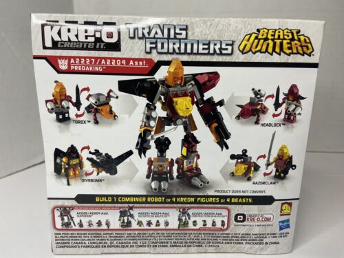 Transformers Kre-o Predaking Micro Changers Combiners A2227 Kreo 80 pieces - Picture 3 of 3