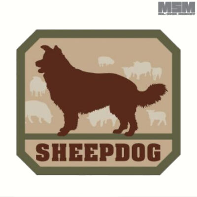 Mil-spec Monkey Taktischer Patch mit Klettverschluss Sheepdog Schäferhund
